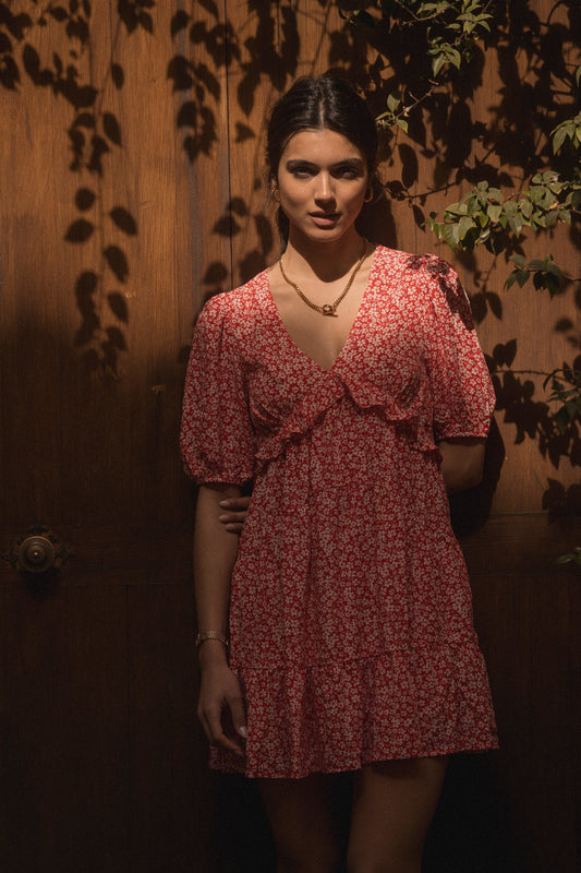 Hallie Dress Red