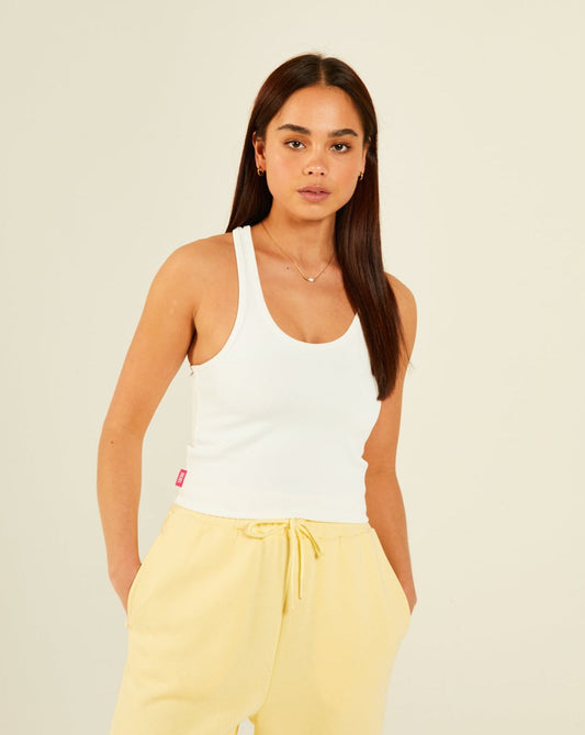 Dessie Vest Dove White